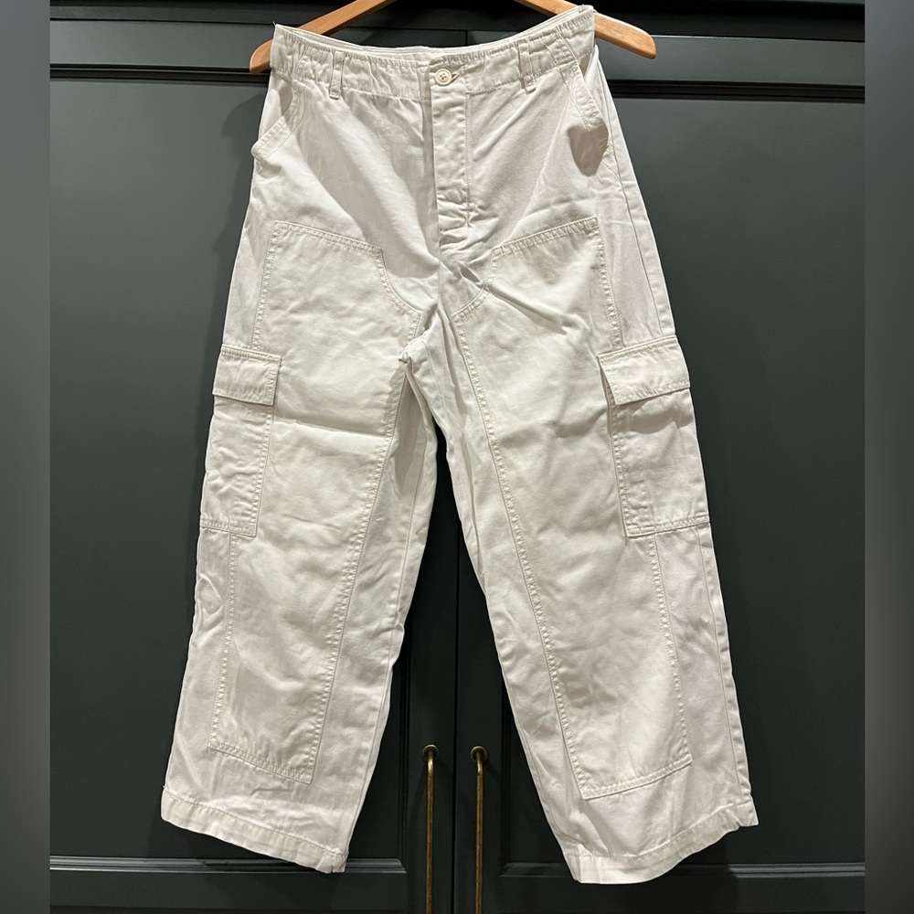 Universal Thread Wide Straight Leg Cargo Pants with Reinforced Front